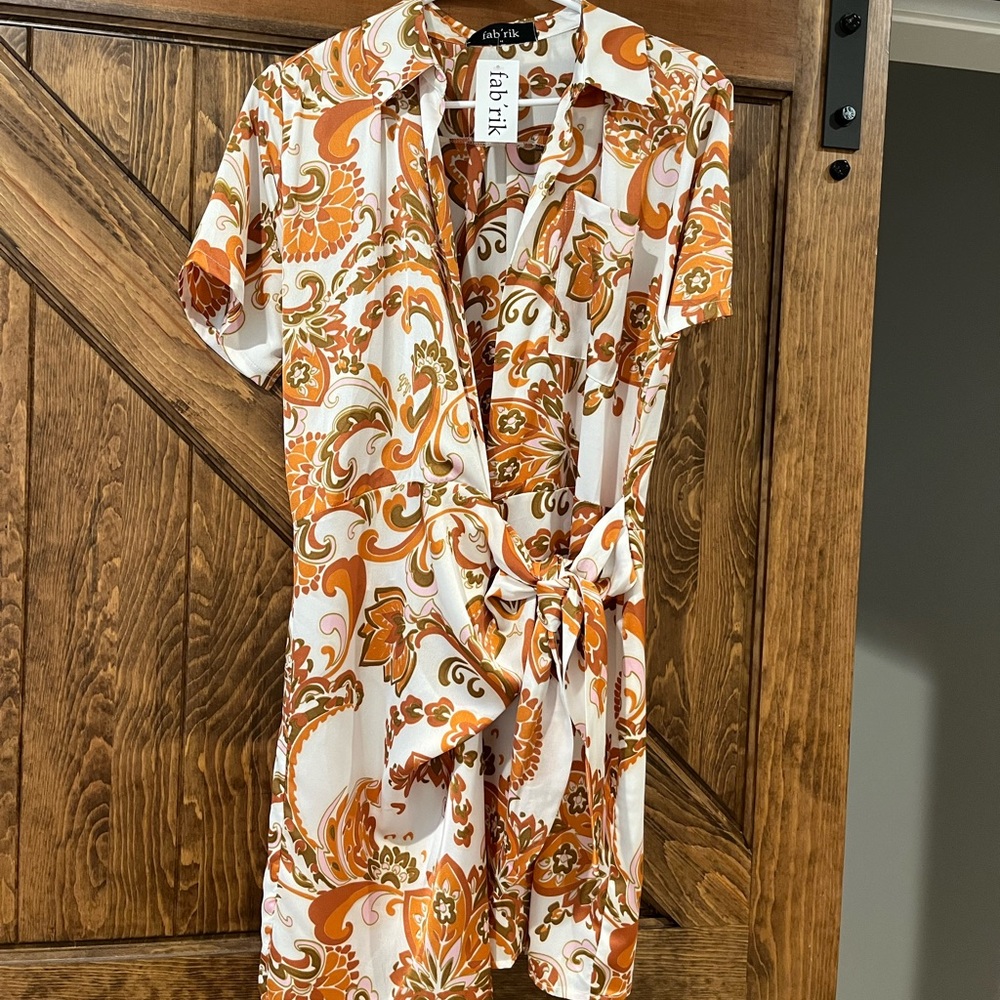 FABRIK wrap dress new with tags